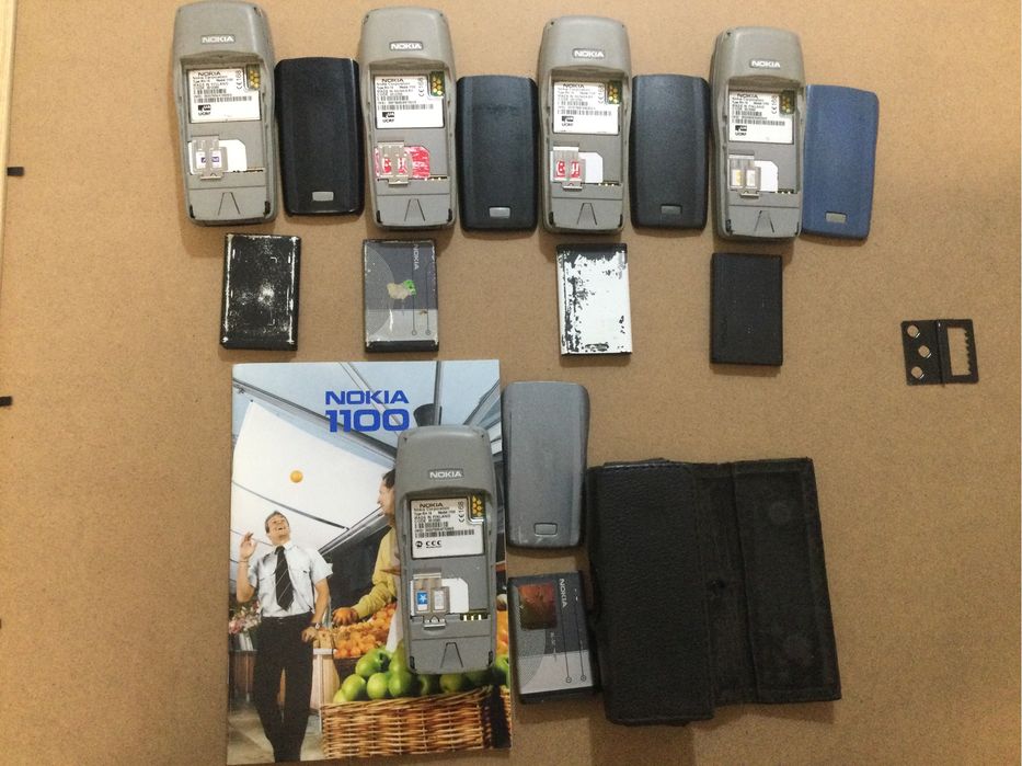 Нокия 8310;Нокия 2100;Нокия 1100.