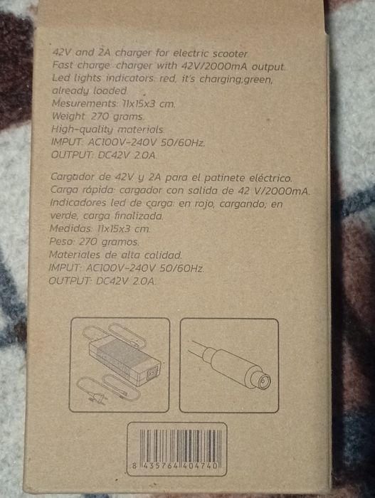 Carregadores trotinete modelo 62s  +e  todas  +