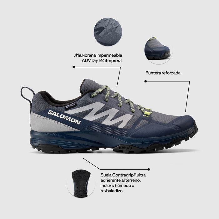 Calçado Impermeável de Caminhada na Montanha Homem - SALOMON SALIBA