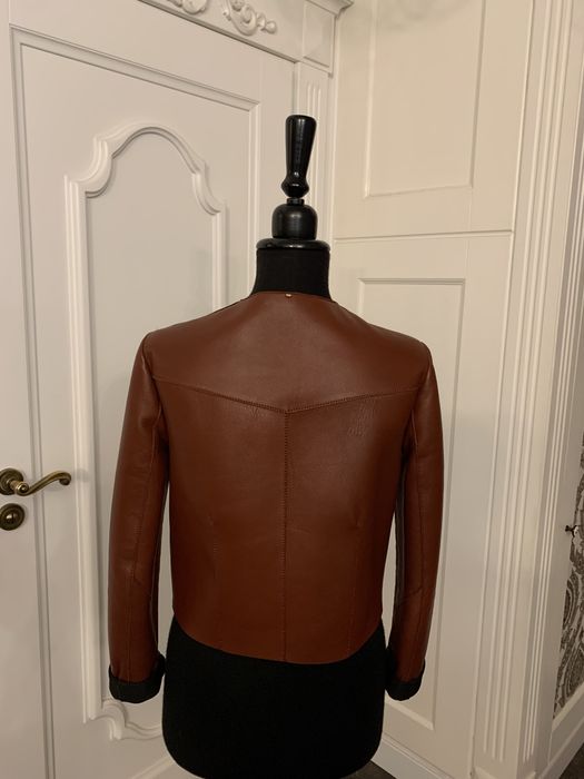 MAX MARA kurteczka bez podszewki, skóra naturalna