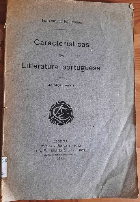 Caracteristicas da Litteratura Portuguesa