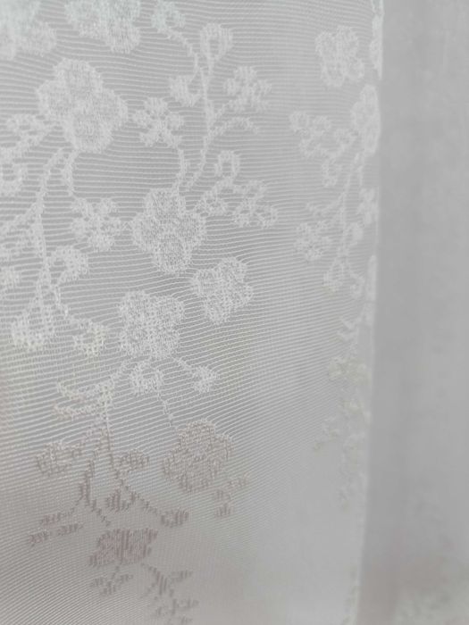 Firana żakardowa biała wys 150cm