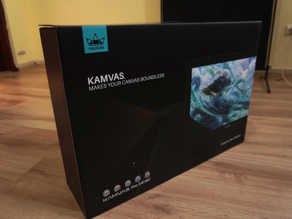 Tablet de Desenho Huion Kamvas Pro 24 (4k) - Estado Novo