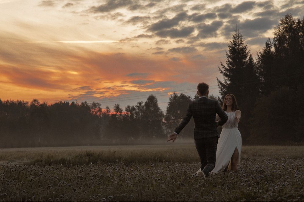 Przepiękna suknia ślubna rozm. 36/38 boho