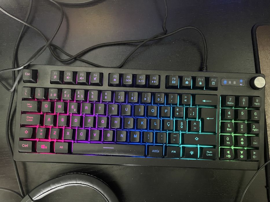 Monitor + teclado + rato
