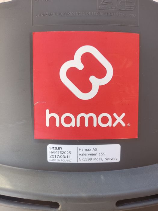 Cadeira de criança para bicicleta Hamax Smiley