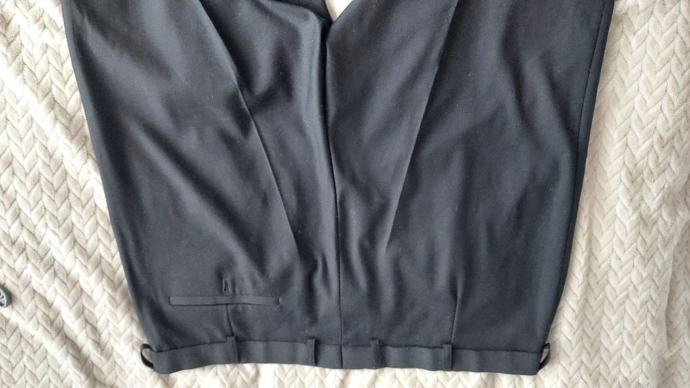Męskie spodnie garniturowe XXXL