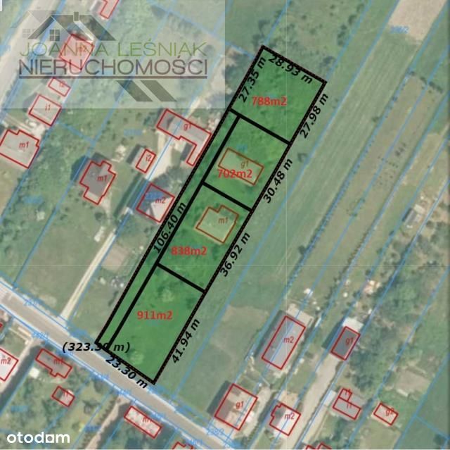 Działka, Kwaśniów Dolny