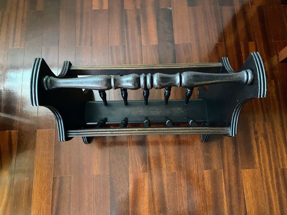 Porta revistas em madeira