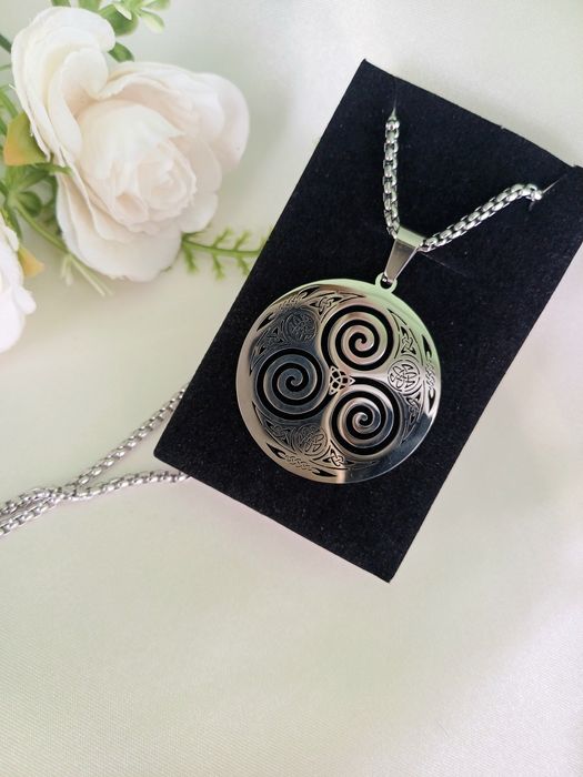 Naszyjnik Celtycki amulet - stal nierdzewna