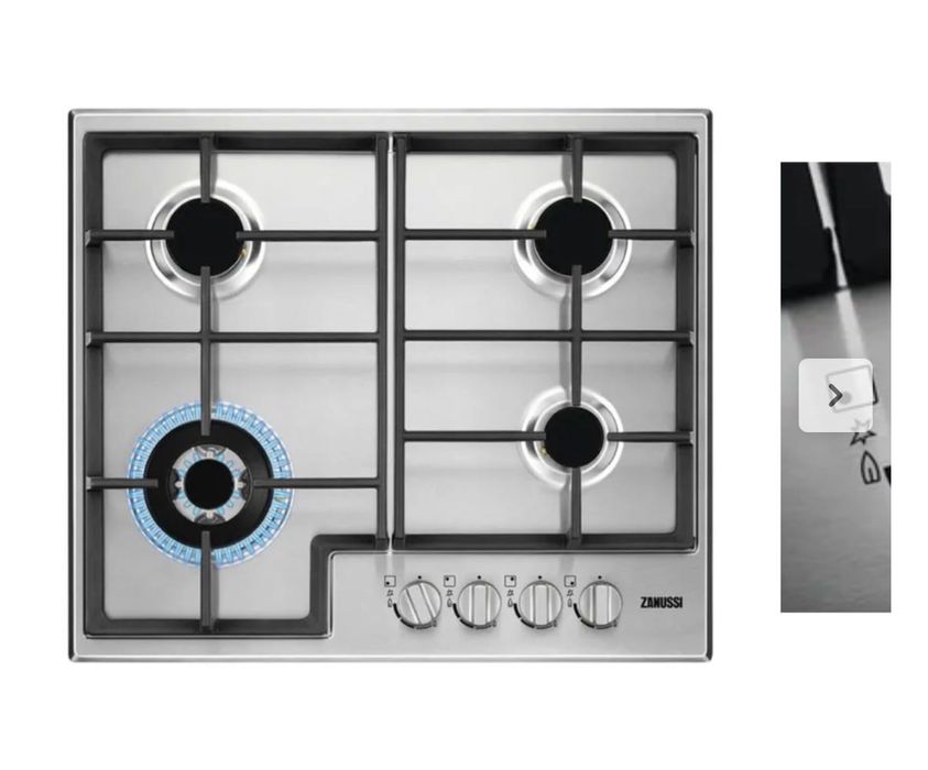 Placa Cozinha a gás butano/propano 4 zonas