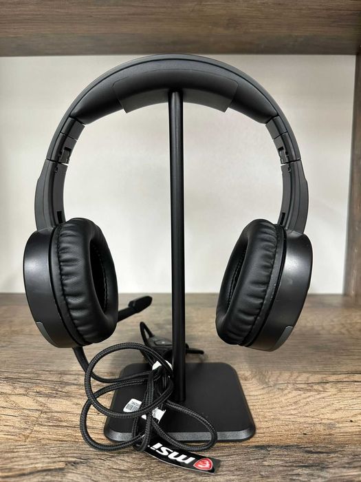 Słuchawki przewodowe MSI GH30 V2 GAMING Headset czarne bdb gwarancja