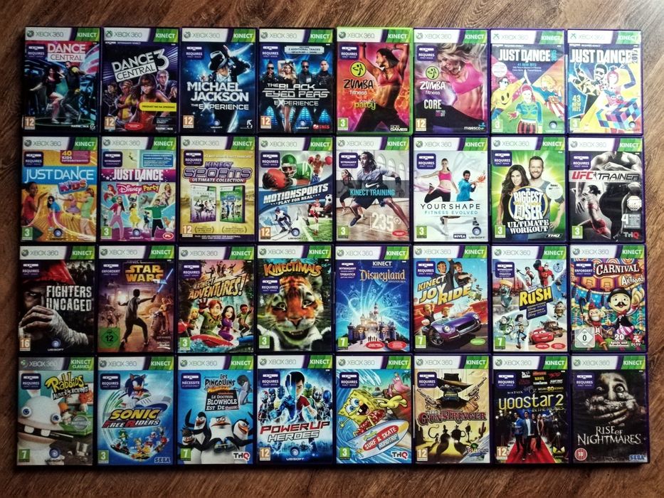 Gry XboX 360 Lego Kinect Dla Dzieci Fifa Wojskowe Samochody Forza Inne
