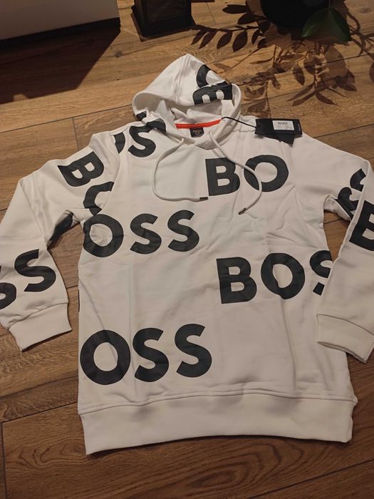 Nowa śliczna męska bluza xl Hugo Boss kaptur kangurka