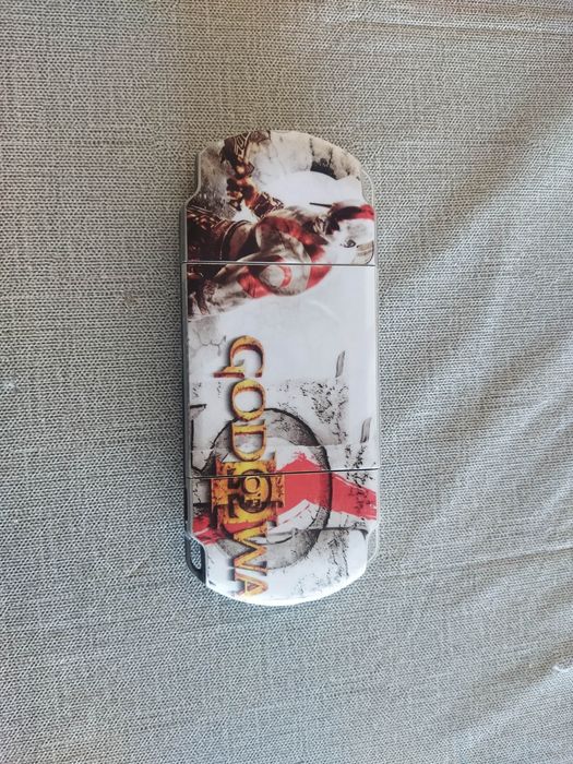 Consola PlayStation portable PSP versão God of war e jogos