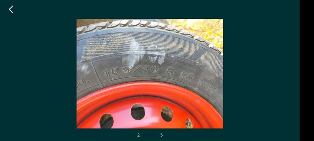 Kit roda suplente sobressalente Fiat Punto