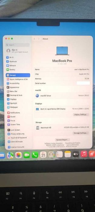 MacBook Pro 16” M2 Pro | 32GB RAM | 512GB SSD | Teclado PT | Caixa