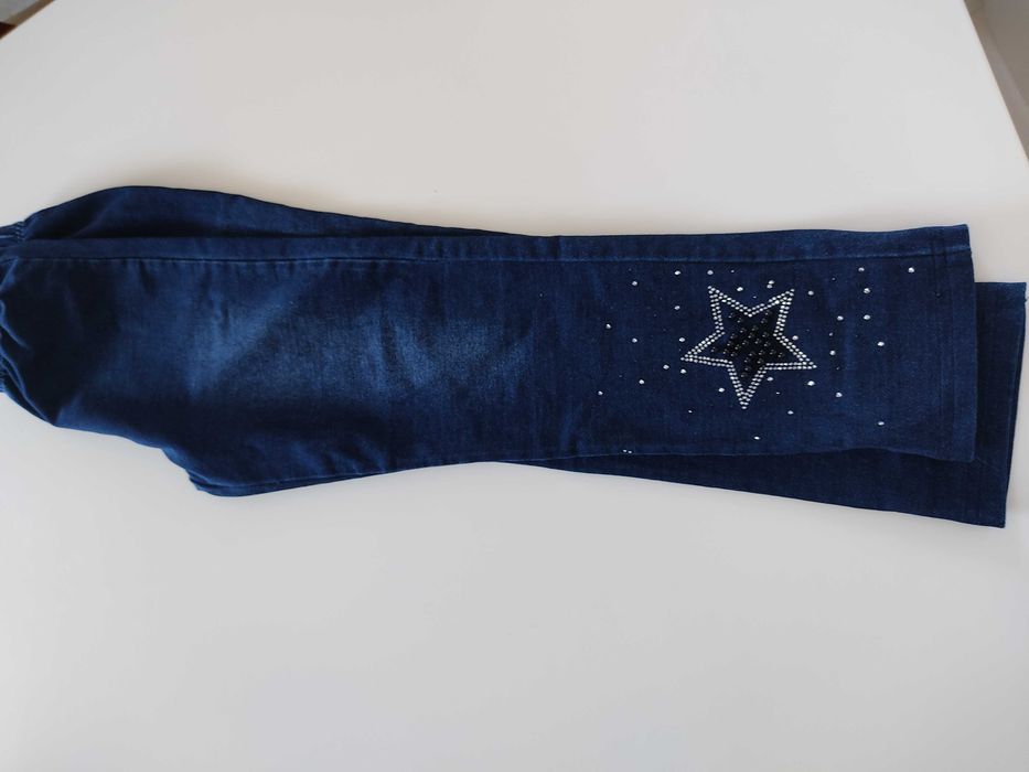 Calças treggins para menina