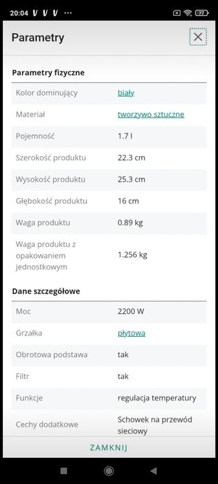 Czajnik elektryczny marki Philips z serii 3000.