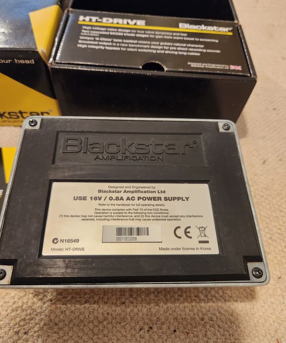 Pedal a VALVULAS Blackstar para Guitarra