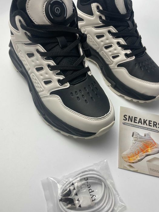 Ogrzewane sneakersy podgrzewawne na zimę trapery buty zimowe [903]