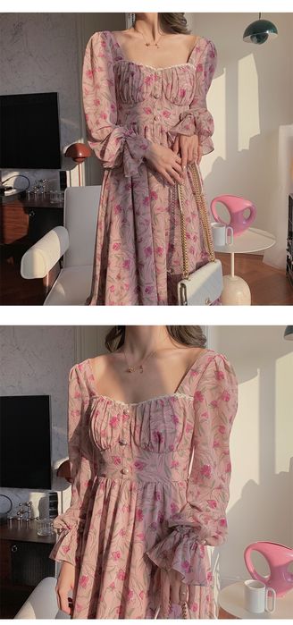 шифонова сукня з принтом