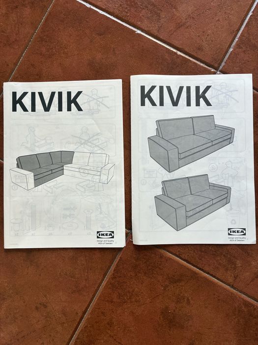 Capa de Sofá Kivik verde escuro