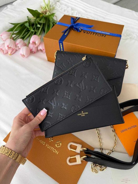 Louis Vuitton Felicie Pochette Black