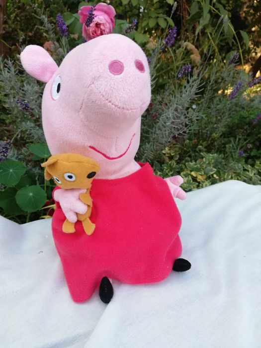 Maskotka Świnka Pepa, Peppa Pig Ty 30 cm