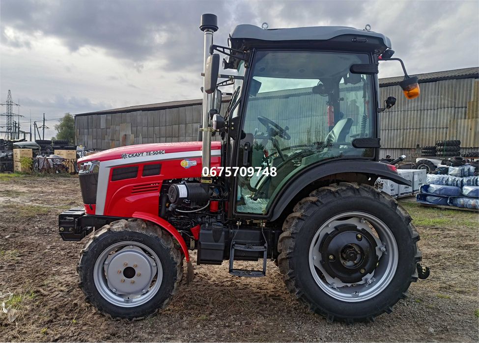 Мінітрактор Скаут TE-504C A/C (з кондиціонером) (оновлений) доставка