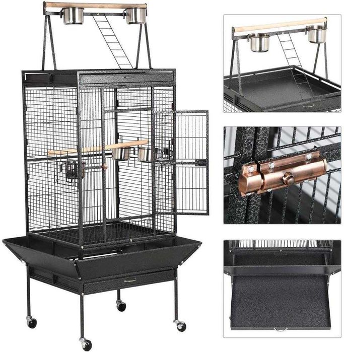 NOVO! ENVIO GRÁTIS! Gaiola para Papagaio