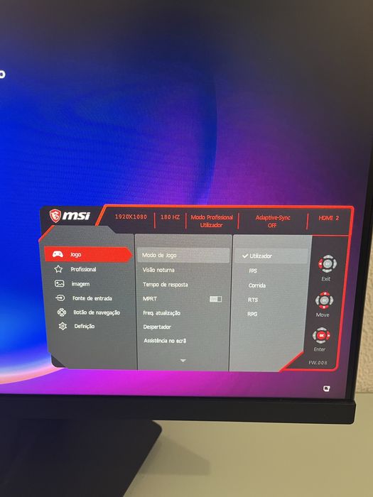 Monitor gaming 180hz