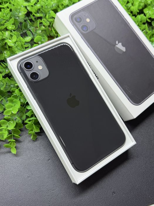 iPhone 11, 64gb, Black (Neverlock) Айфон 11 черний #1448