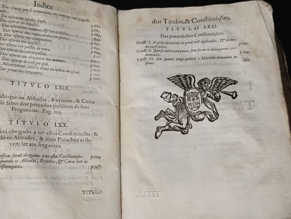 Constituições Synodaes do Arcebispado de Braga (1697)