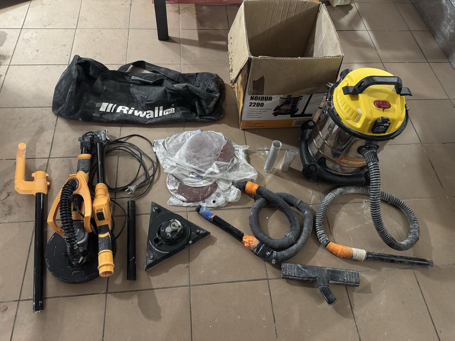 Szlifierka żyrafa odkurzacz Rival Riwall Turbozaur 1500W