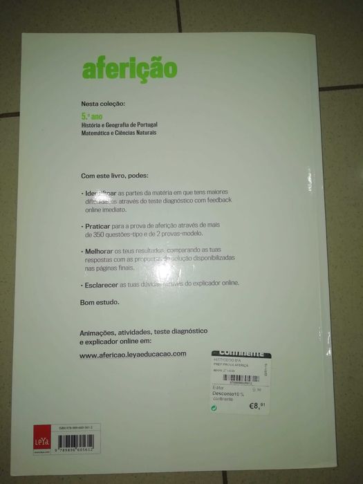 Manual Provas de Aferição História e Geografia de Portugal