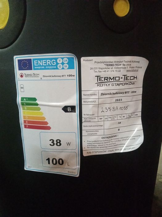Sprzedam bufor  100l