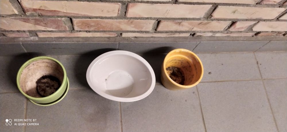 Trzy donice kamionkowe 7 zł całość wyprzedaż