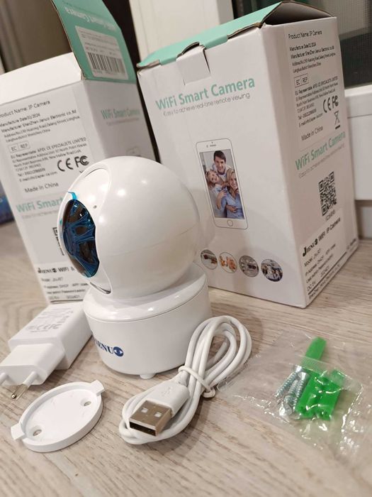 JIENUO 2 MP, IP-камера Wi-Fi, AI, Ночное видение, icsee, НОВАЯ