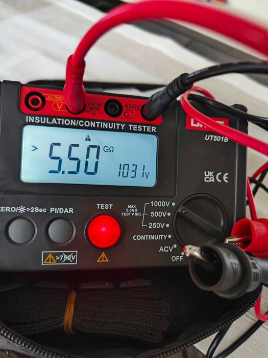 Miernik rezystancji izolacji UT501B - Profesjonalny Tester Izolacji
