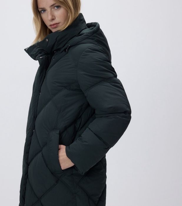 Пуховик зима ххл Куртка довга зимова хххл плащ зимове пальто 54 р