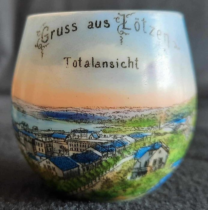 Giżycko Lotzen Kieliszek Pamiątkowy ok. 1900 r.
