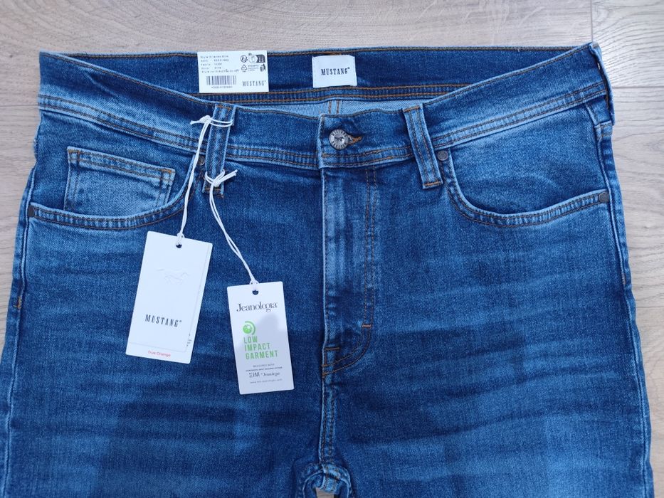 Spodnie jeansy MUSTANG Tramper Straight dżinsy męskie nowe 31/34 3