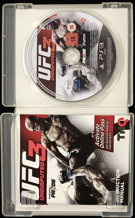 UFC 3 Undisputed na PS3 Gra po angielsku 100% sprawna Sporty Walki MMA