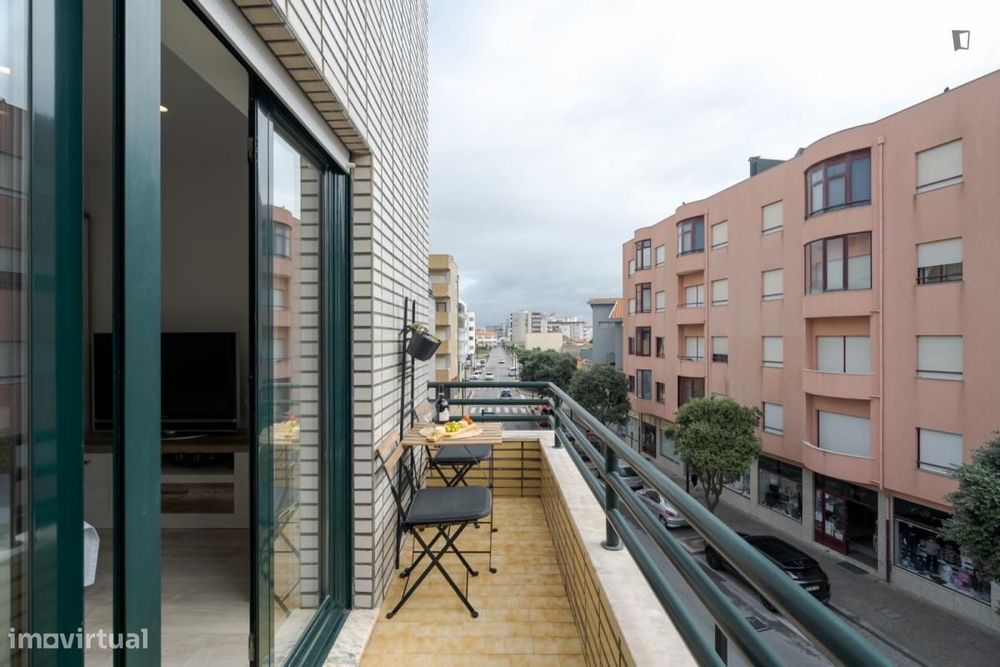 Apartamento com 1 quartos - localizado em Póvoa de Varzim Porto