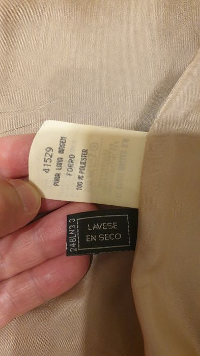 Lindo casaco italiano pura lã