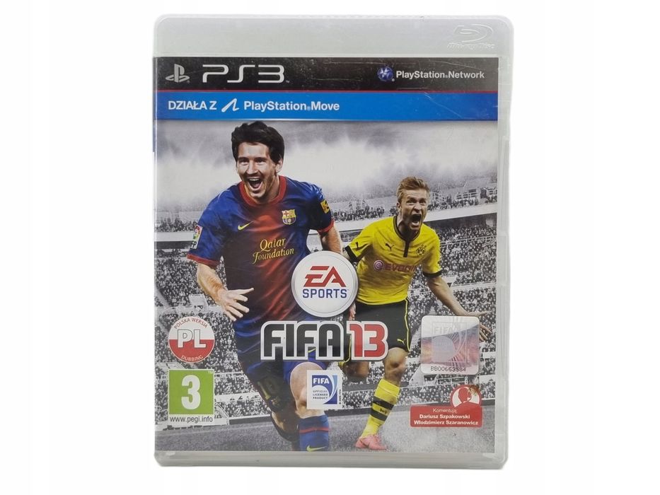 Fifa 13 gra na ps3 playstation 3 piłka nożna sport