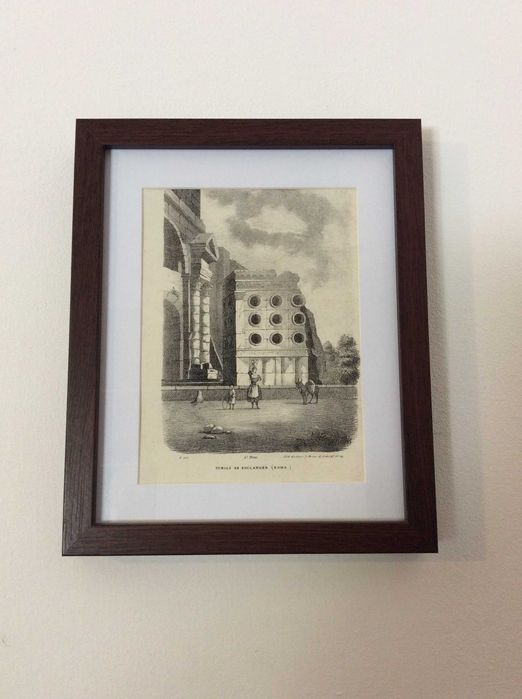 Tumulo de Boulanger ( Roma ). Grav. litográf. do século XIX