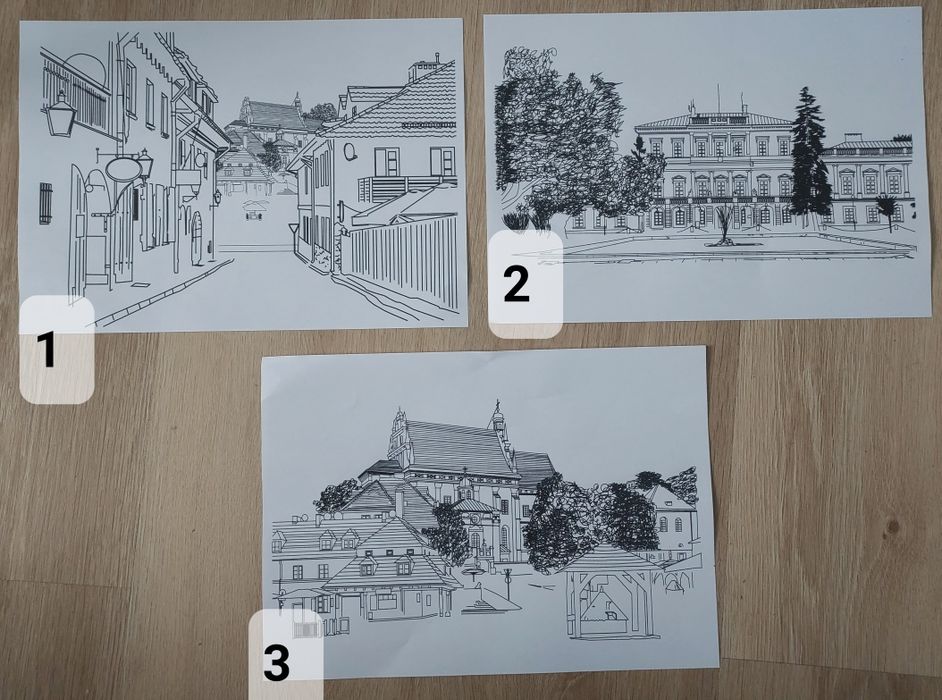 Grafika - Puławy, Kazimierz Dolny