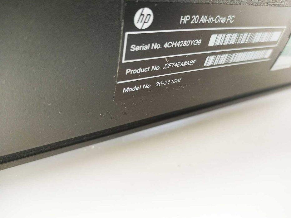 Компьютер Hewlett Packard  ALL In One  HP model No: 20-2110nf